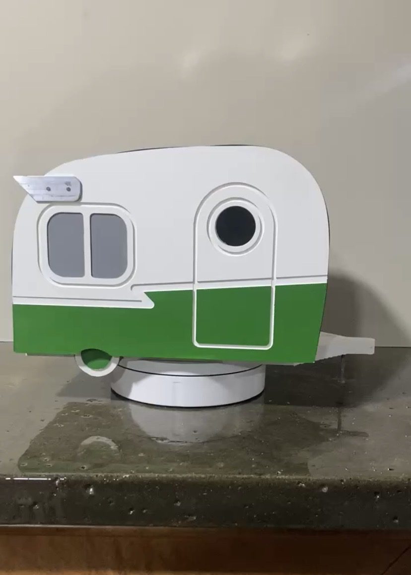 Vintage Style Camper Birdhouse - Image 6